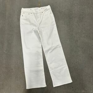NWT J Crew '96 Wide Jeans 29 White Stretch Low Rise Slim Womens CH843 sz 26